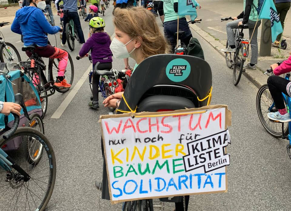 Marit auf dem Fahrrad